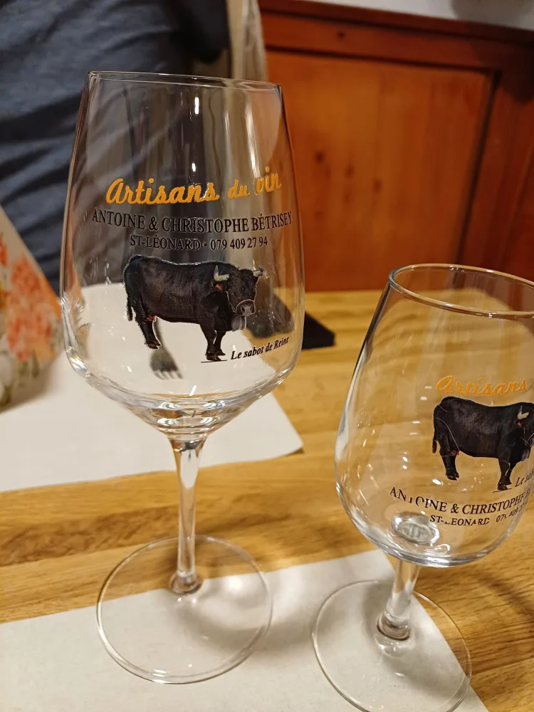 Verres Sang de Reine — Antoine & Christophe Bétrisey