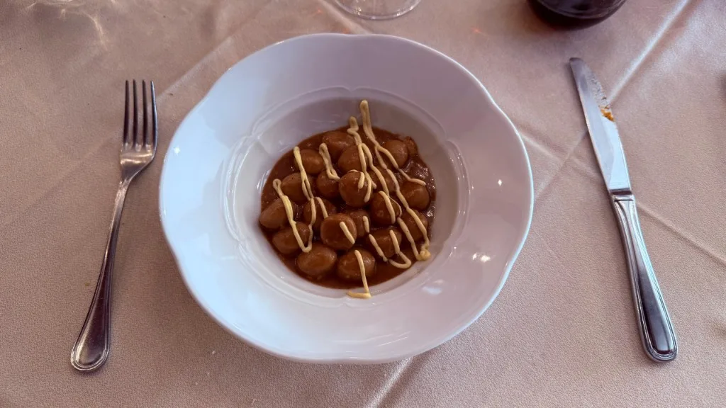 Gnocchi en sauce au Divin Porcello
