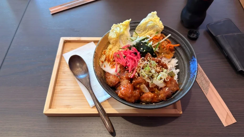 Donburi karaage chez Momiji