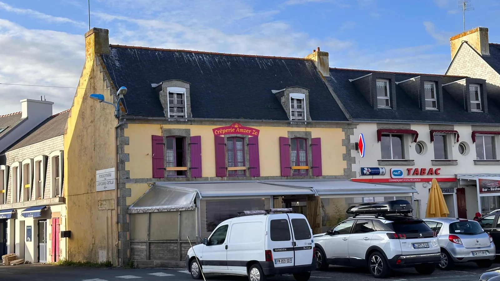 Façade de la Crêperie Amzer Zo à Penmarc’h